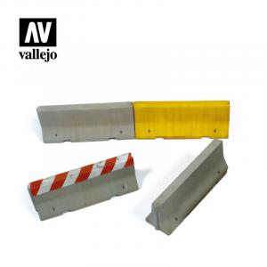 Vallejo 1/35 Concrete Barriers (4 pcs)