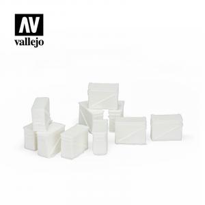 Vallejo 1/35 Large Ammo Boxes 12,7 mm (10 pcs)