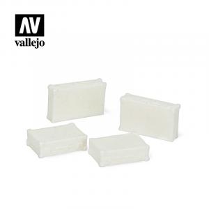 Vallejo 1/35 Metal Suitcases (4 pcs)