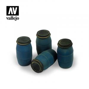 Vallejo 1/35 Modern Plastic Drums set #1 (4 pcs)