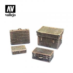 Vallejo 1/35 Wicker Suitcases (4 pcs)