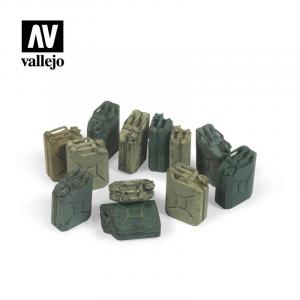 Vallejo 1/35 WWII German Jerrycan set (12pcs)