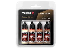 Vallejo Game Color, tanned skin set 4x18ml