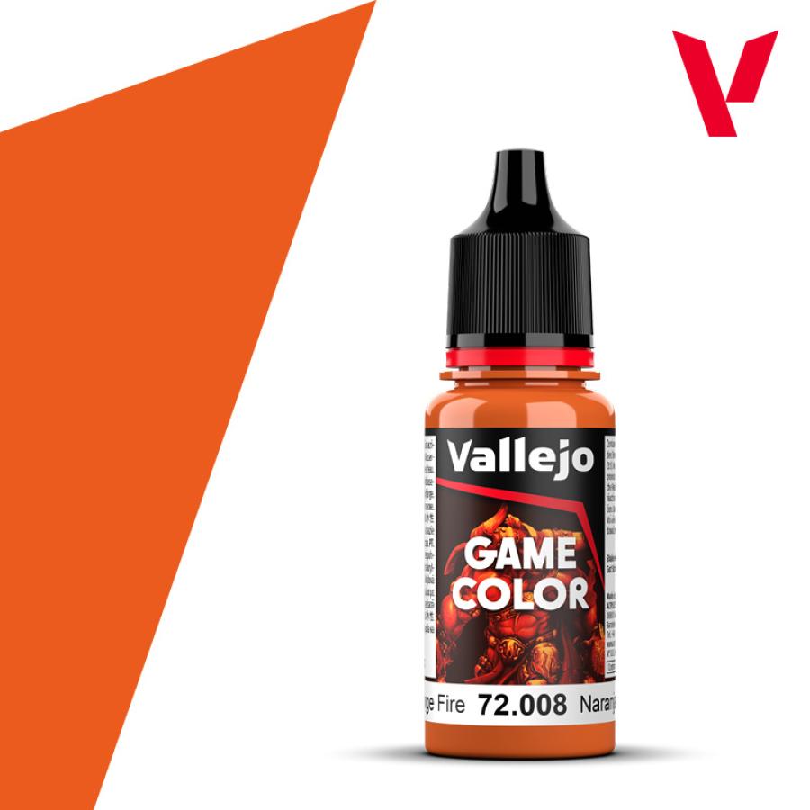 018: Vallejo Game Color Orange Fire 18ml