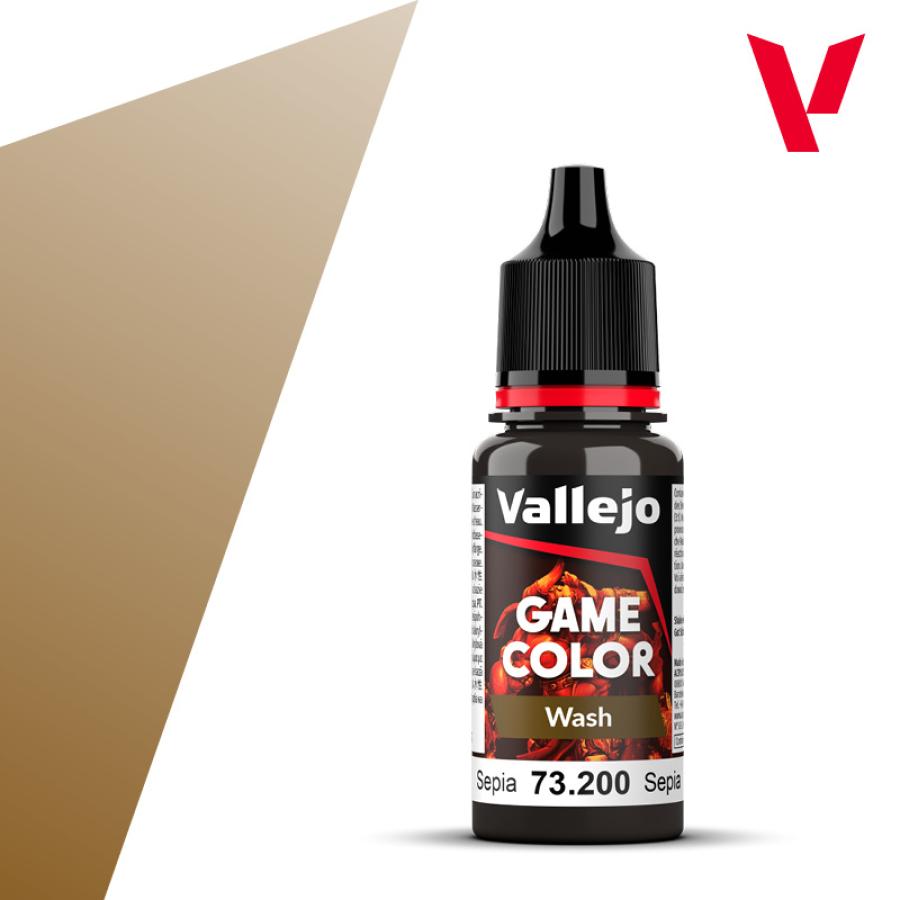 087: Vallejo Game Color Sepia Wash 18ml