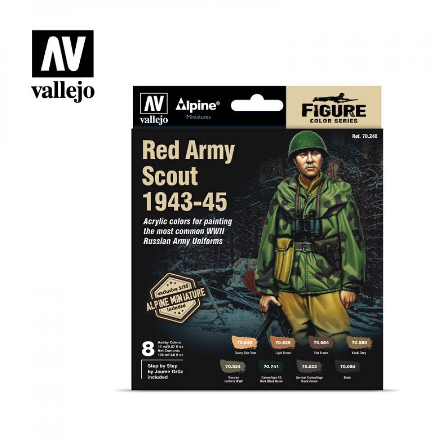 Red Army Scout 1943-45 Model color paint set 8x17ml