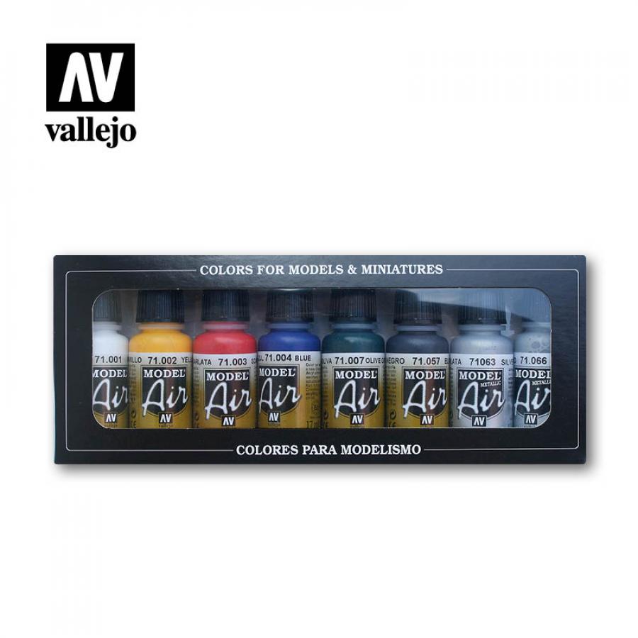 Model Air set, Basic colours set 8x17ml