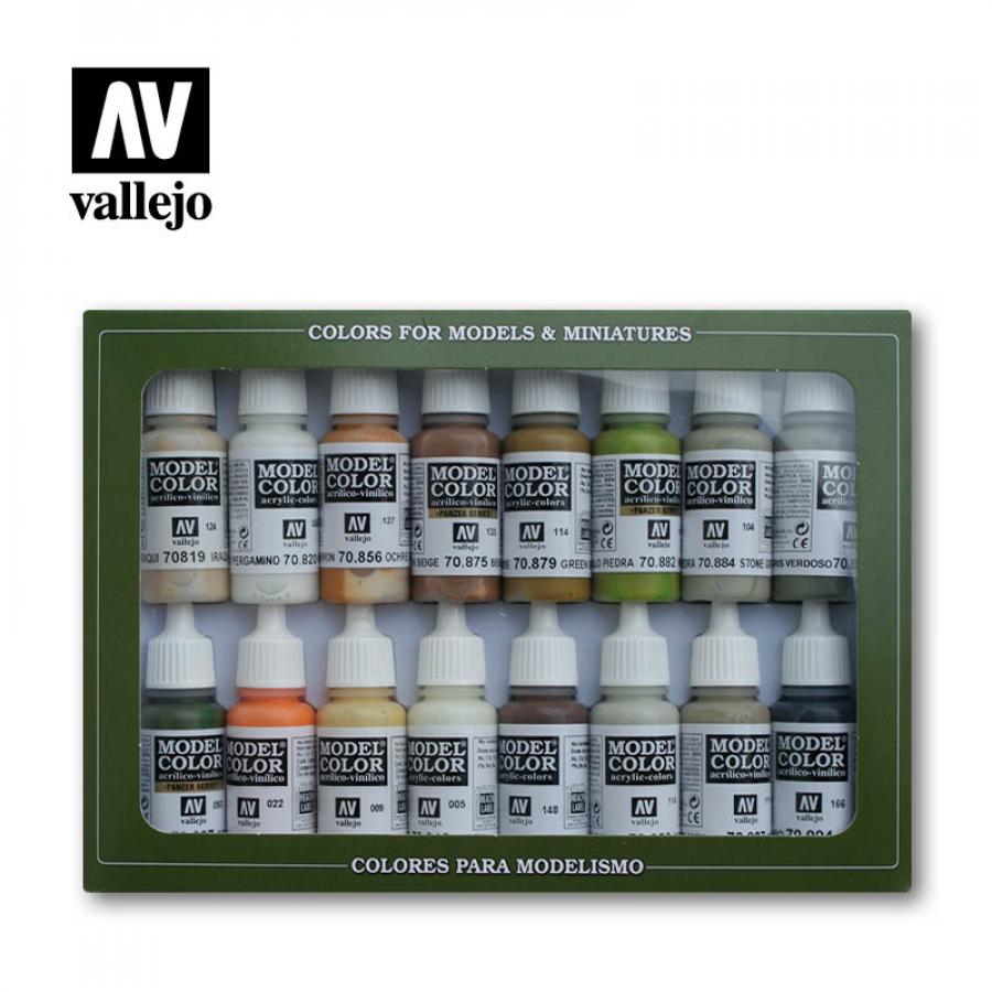 Model color set: Earth Tones (16x17ml)