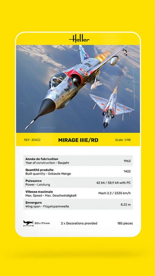 1/48 Mirage IIIE-O-R-RD-EE-EA