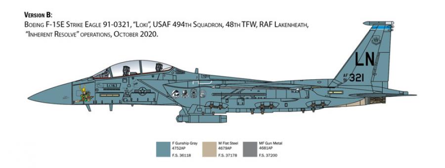 Italeri 1:48 F-15E Strike Eagle