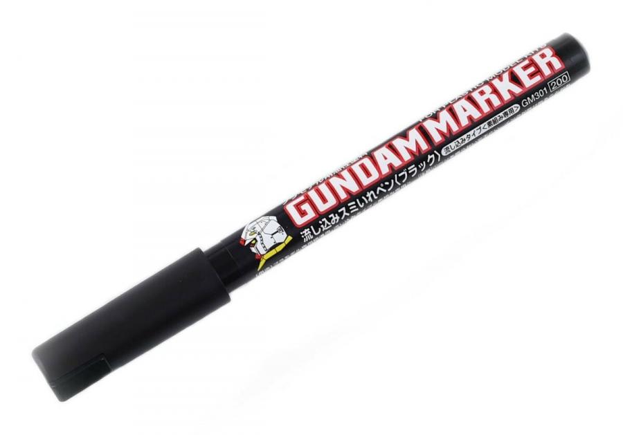 Maalikynä Gundam Marker Pour Type Black