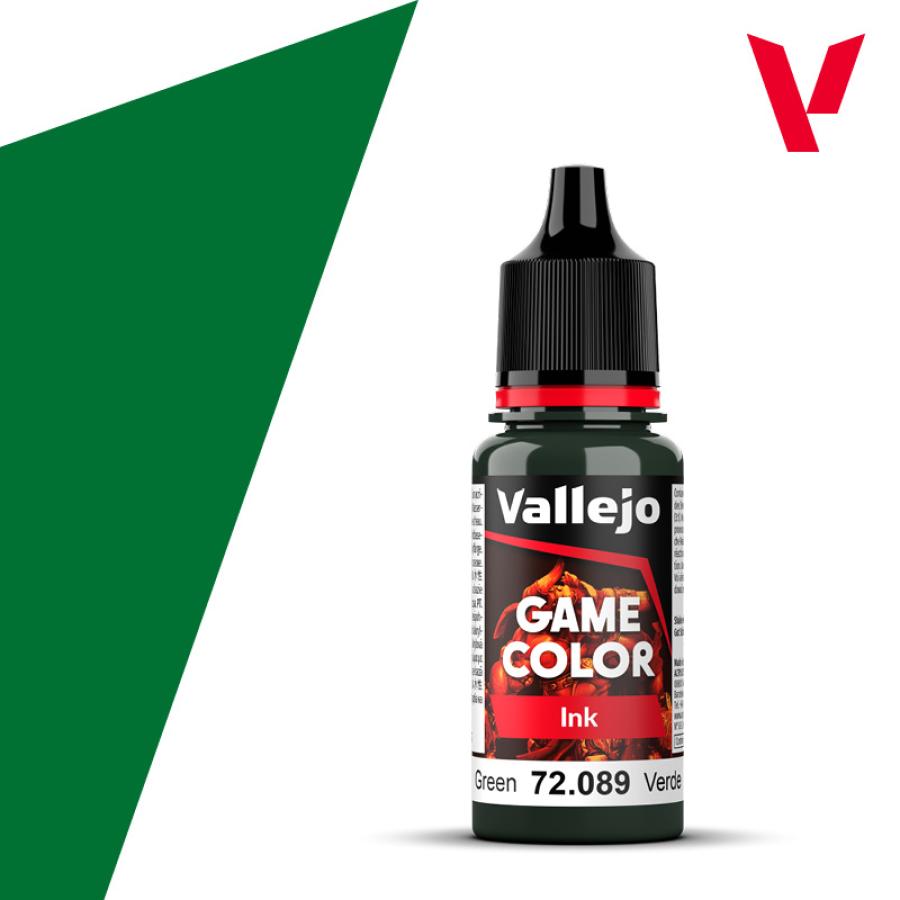 117: Vallejo Game Color Green Ink 18ml