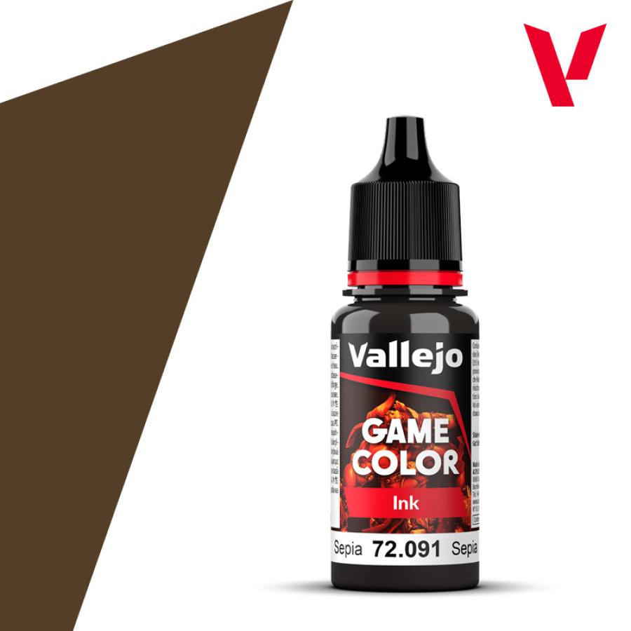 119: Vallejo Game Color Sepia Ink 18ml