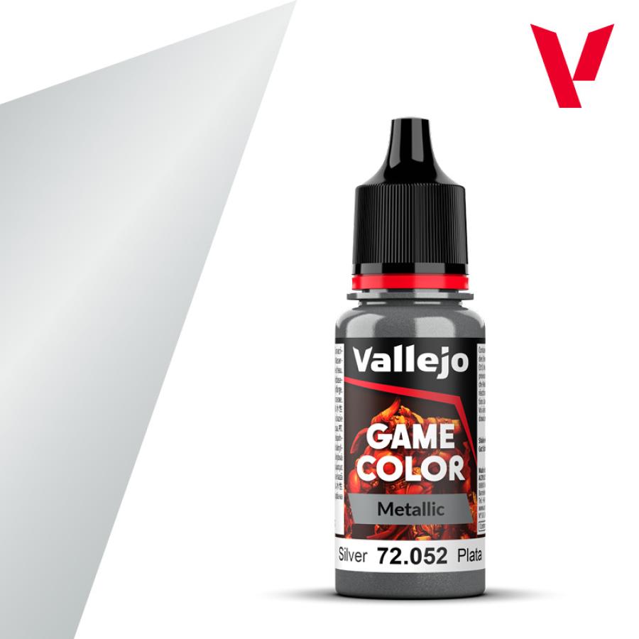 121: Vallejo Game Color Silver 18ml