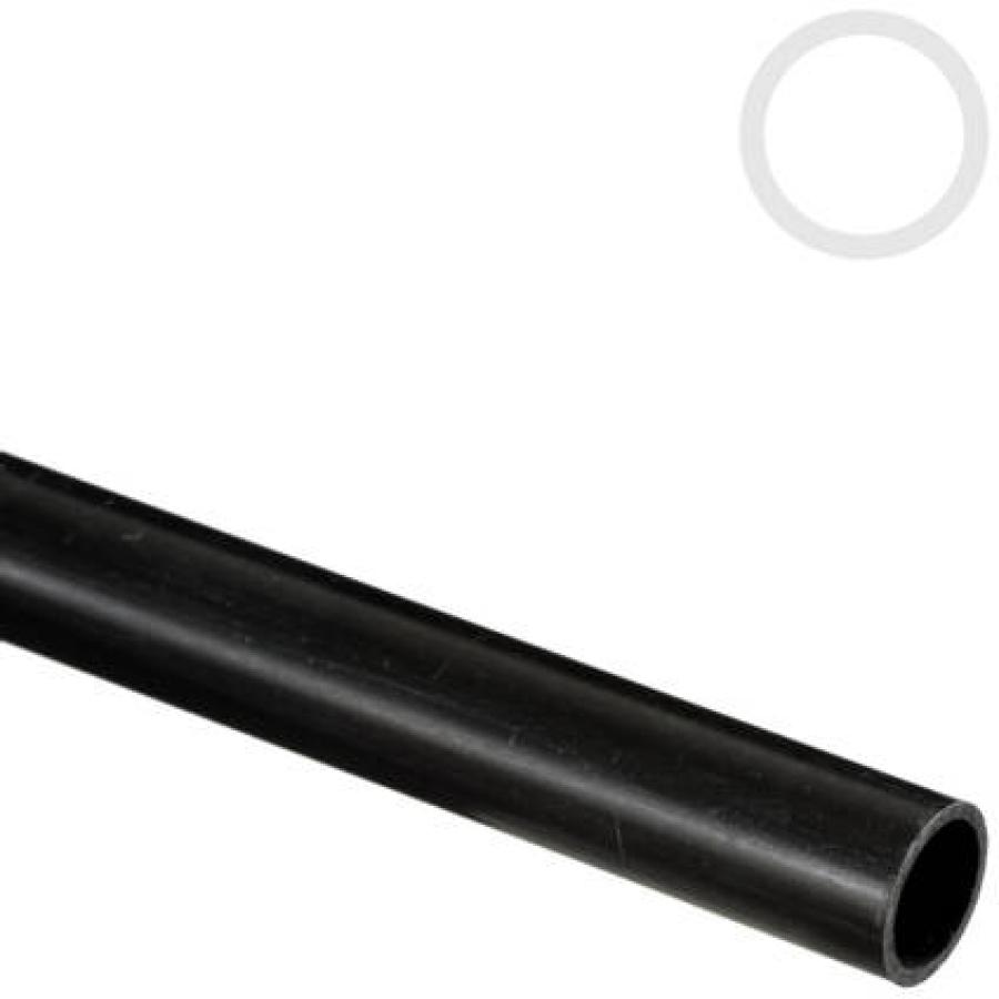 12mm (10mm) Pultruded Carbon Fibre Tube - 1m Length