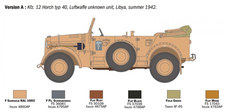 1:35 Kfz. Horch 901 typ 40 Fruhen Ausf.