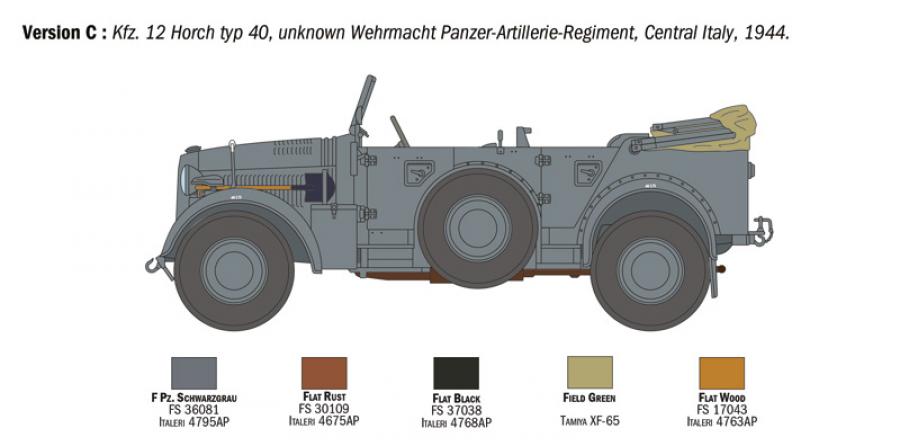 1:35 Kfz. Horch 901 typ 40 Fruhen Ausf.