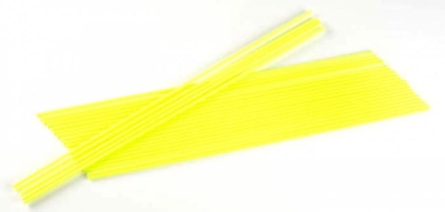 Antenna tubes neon yellow 3.2 x 311 mm (24)
