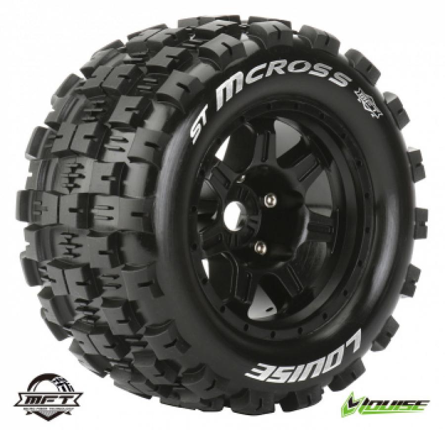 Tires & Wheels ST-MCROSS 3,8" Black MFT 1/2-Offset (2)