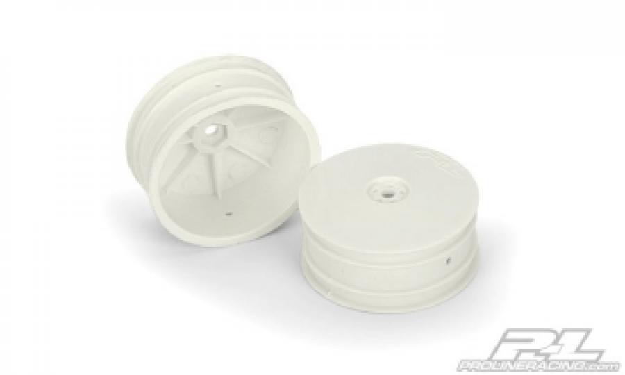 Velocity 2.2" Front White Wheels (2) for B44.1