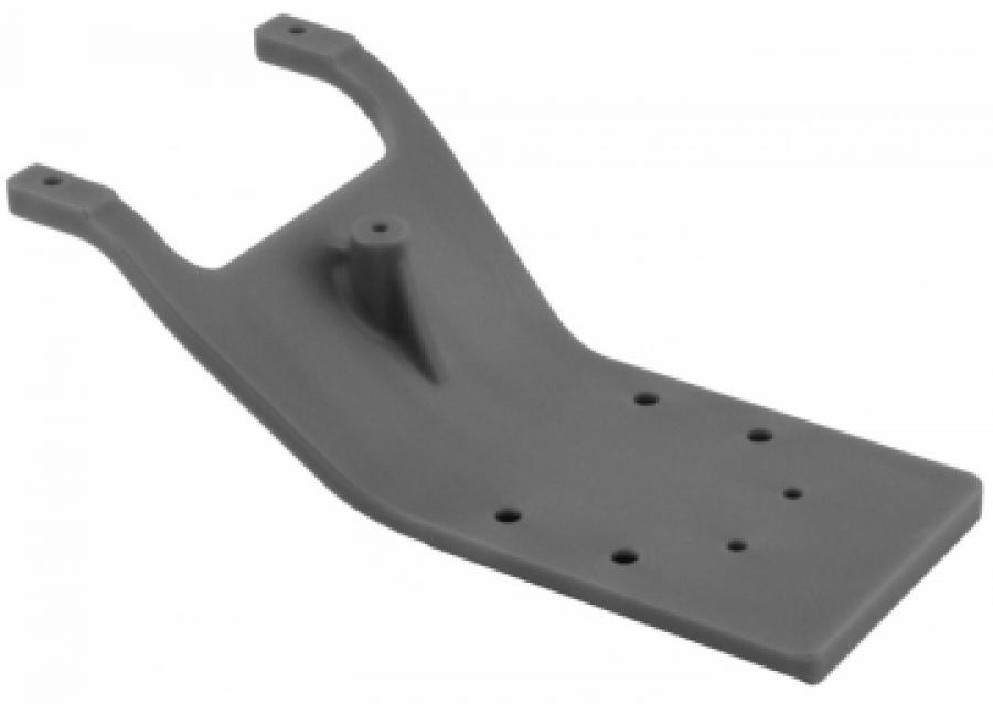 Slash 2wd Rear Skid Plate - Gray