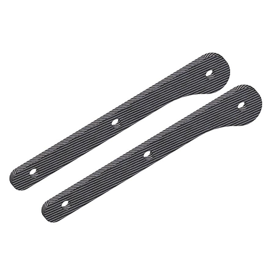 CORALLY CHASSIS BRACE STIFFENER FRONT FITS PART C00180104 GRAPHITE 2