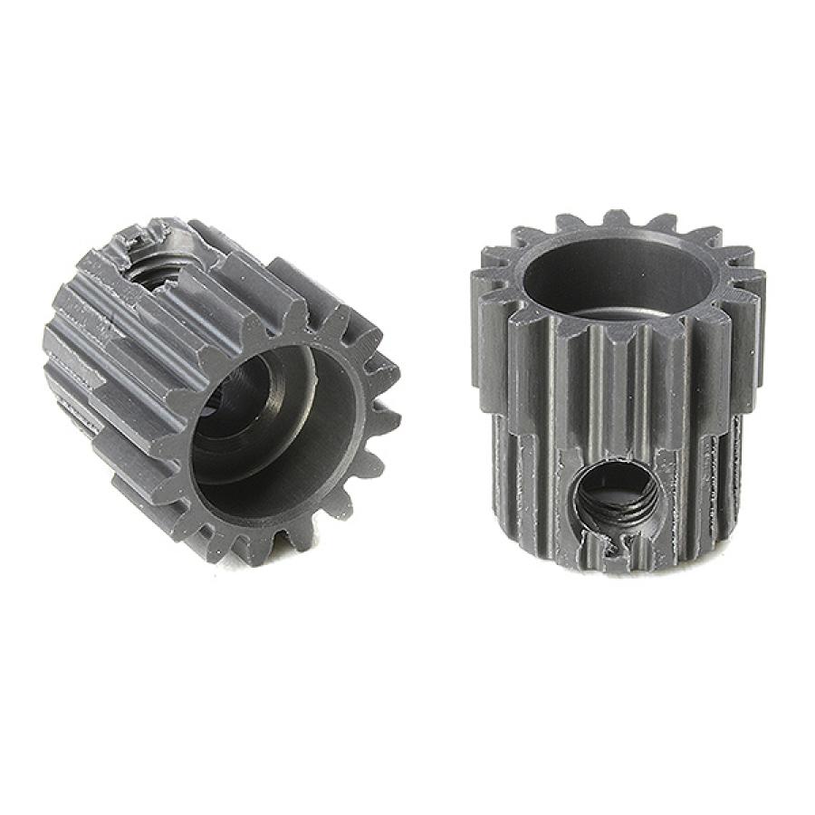 CORALLY 48 DP PINION SHORT HARD ANODISED AL7075 16 TEETH SHAFT DIA. 3.17MM