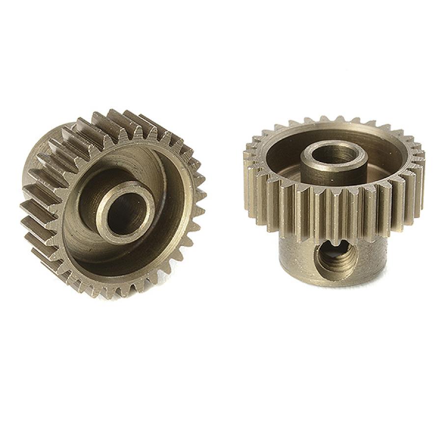 CORALLY 64 DP PINION SHORT HARDENED STEEL 31 TEETH SHAFT DIA. 3.17MM