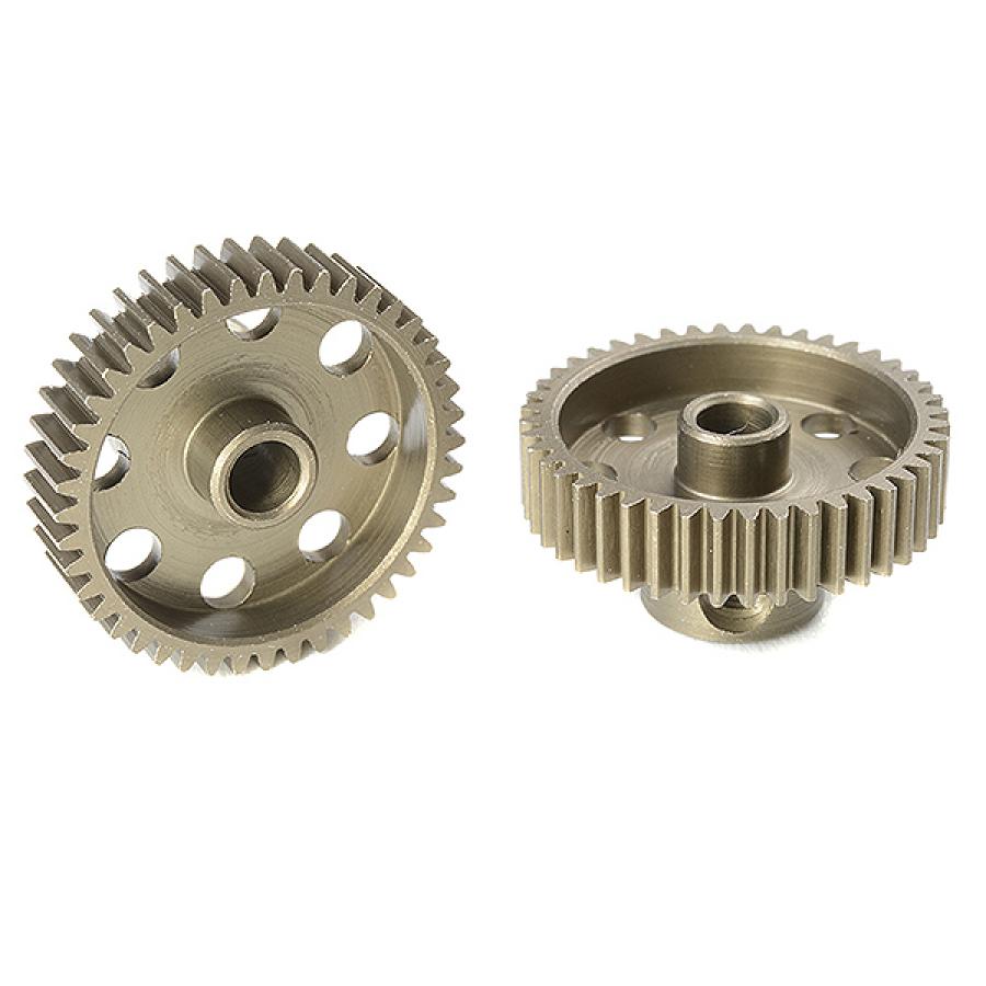 CORALLY 64 DP PINION SHORT HARDENED STEEL 44 TEETH SHAFT DIA. 3.17mm