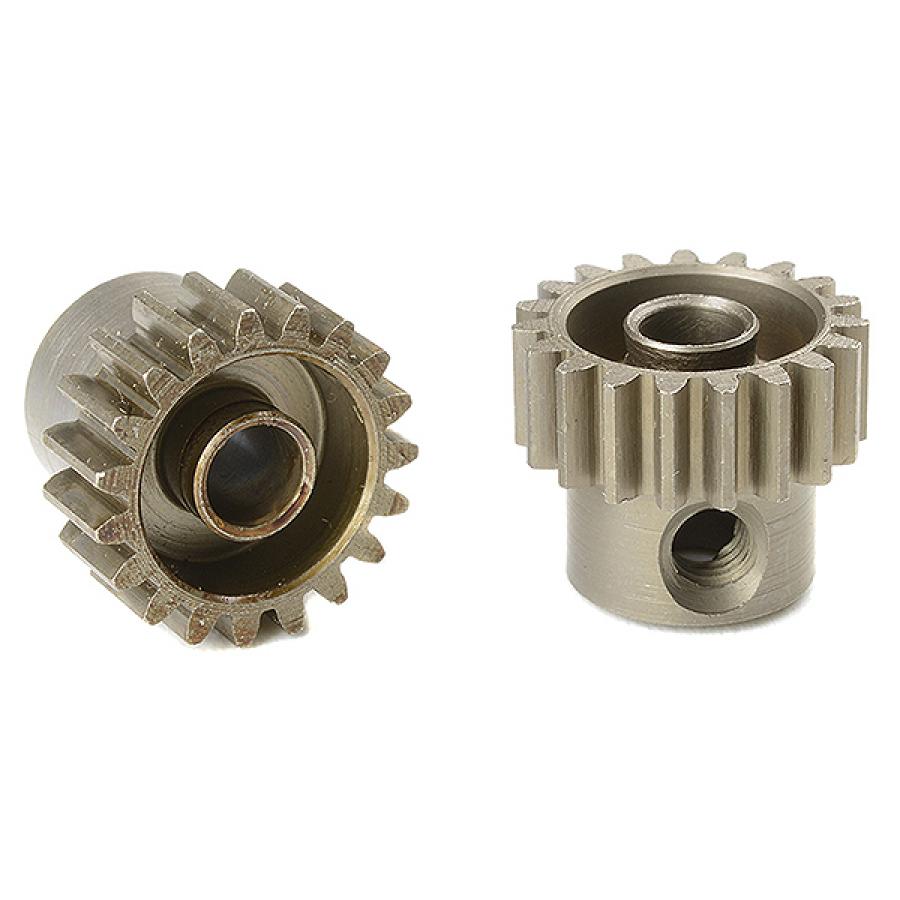 CORALLY 48 DP PINION SHORT HARDENED STEEL 19 TEETH SHAFT DIA. 3.17mm