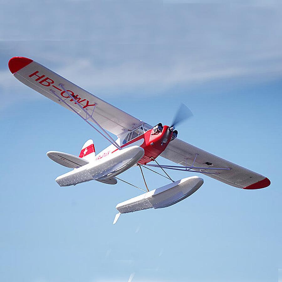 J3 Cub V4 1400mm with Floats Reflex V2-Gyro PNP