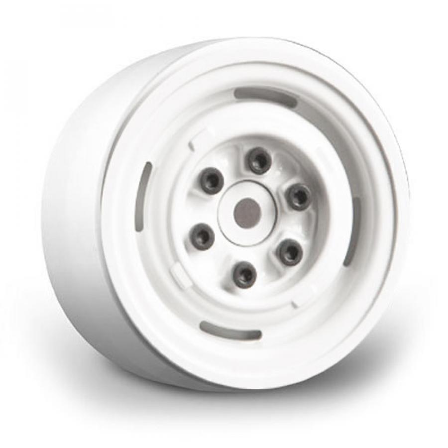 GMADE 1.9 VR01 BEADLOCK WHEELS (WHITE) (2)