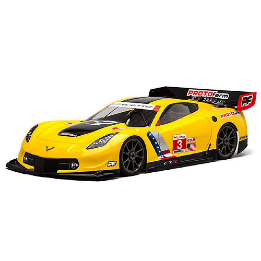 PROTOFORM CHEVROLET CORVETTE C7.R CLEARBODY FOR 1:8GT LWB