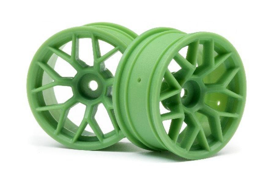 Hpi Racing Rtr Wheel 26Mm Green (6Mm Offset/2Pcs) 112811