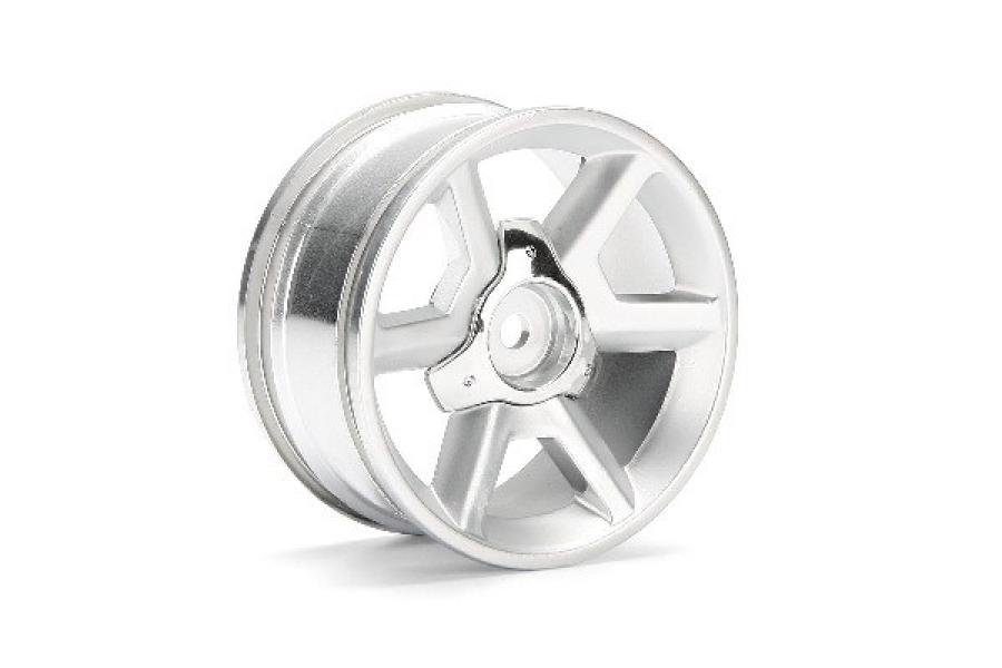 HPI Racing  GT WHEEL SILVER (6MM OFFSET/2PCS) 33471