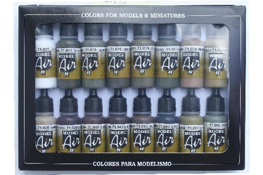 Model air set, German/Allied WWII set 16x17ml