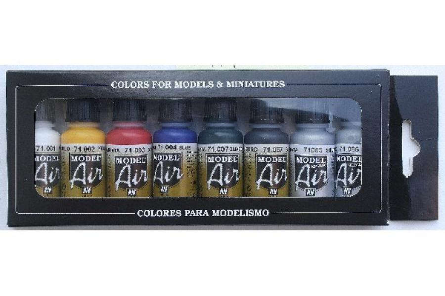 Model Air set, Basic colours set 8x17ml