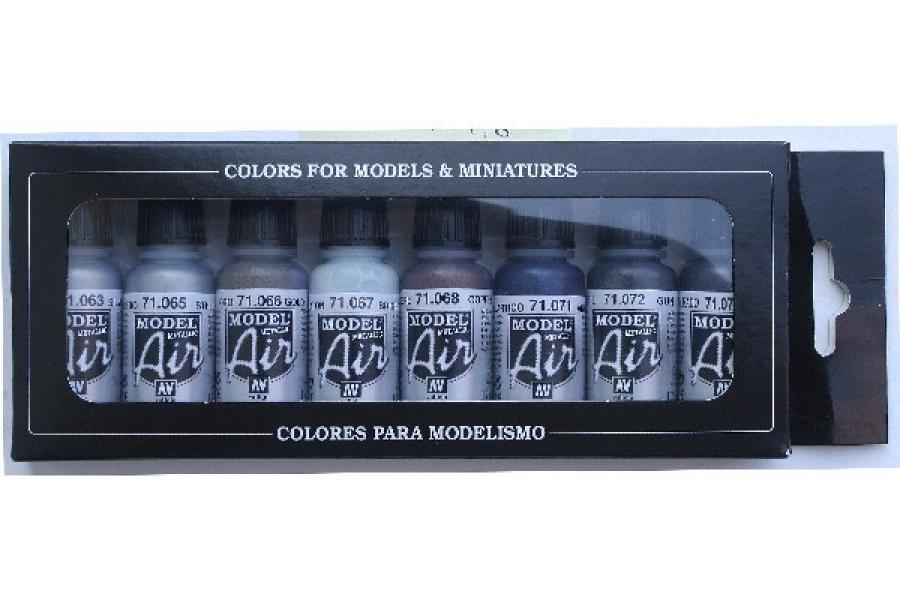 Model Air Set, Metallic Colors (8)