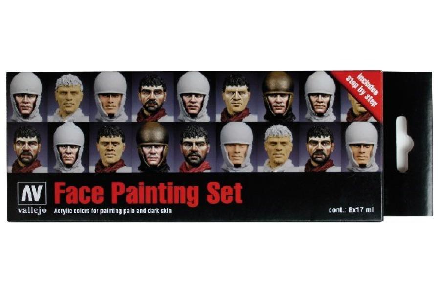 Model Color Face Painting Set