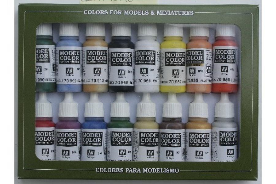 Model color set: Basic Colors USA (16x17ml)