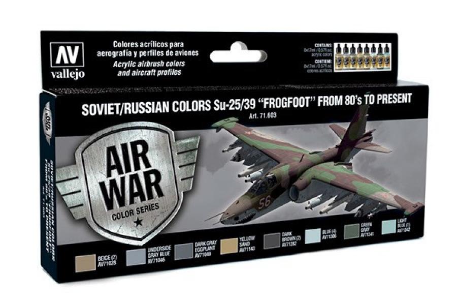 SOVIET/RUSSIAN COLORS SU-25/39  8X17ml