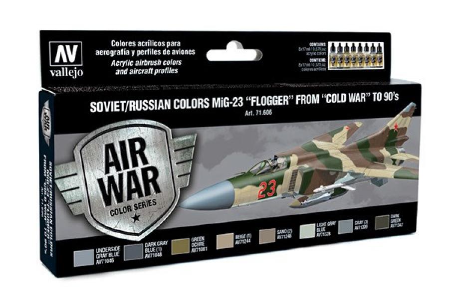 SOVIET/RUSSIAN COLORS MIG-23  8X17ml