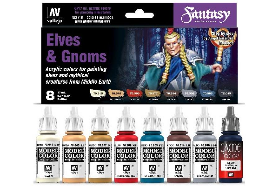 Fantasy Color Series Elves & Gnomes 8x17ml