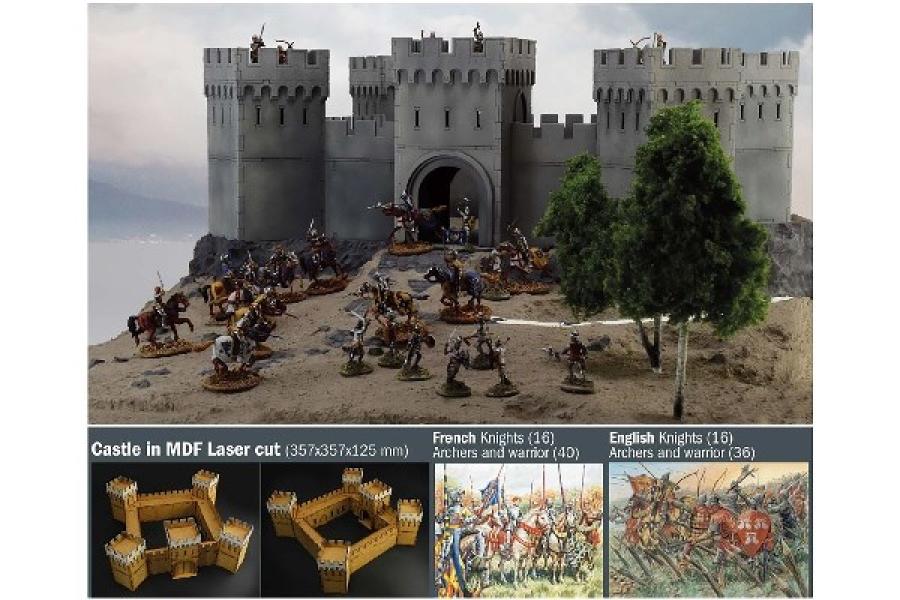 Italeri 1/72 100 YEARS WAR, CASTLE UNDER SIEGE