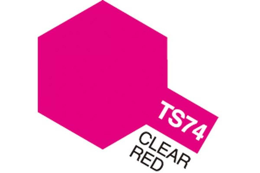 Tamiya TS-74 Clear Red spraymaali