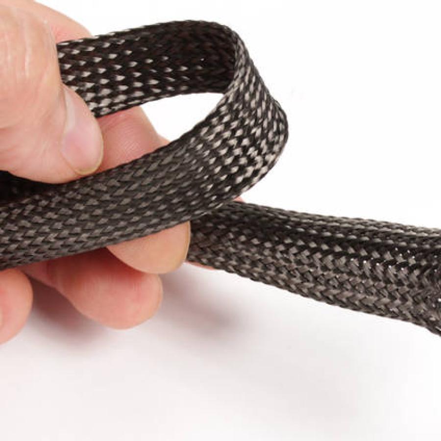 318g 3k Lightweight Braided Carbon Fibre Sleeve 20mm