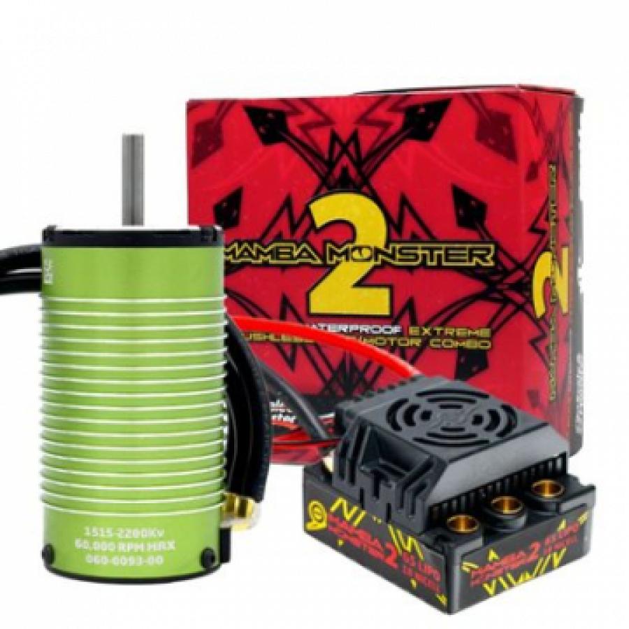 MAMBA MONSTER-2 1:8 25V WP ESC & 1515-2200KV V2 Sensored Motor