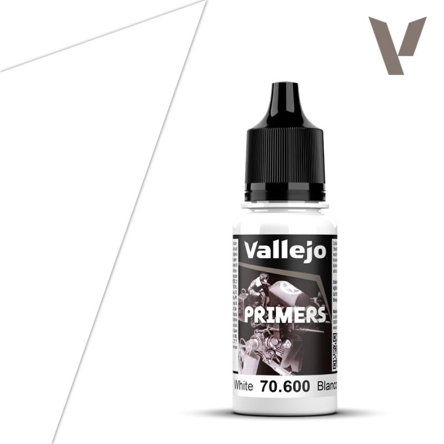 Vallejo 600 Model Air: White Primer 18ml