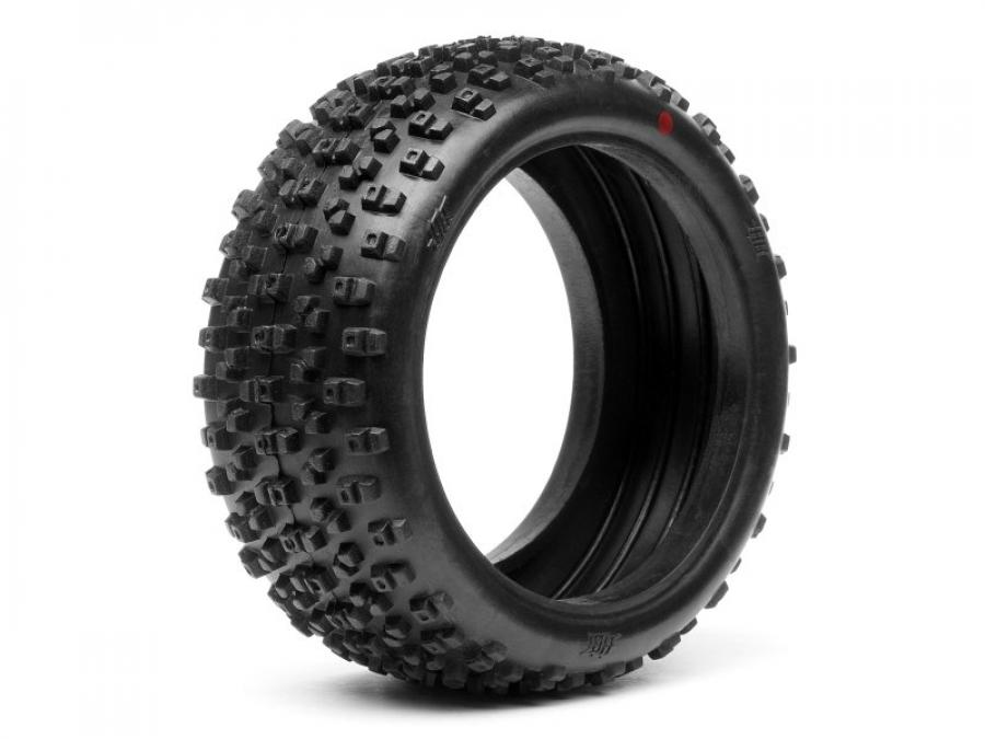 HB PROTO TIRE (RED/ 1/8 BUGGY)