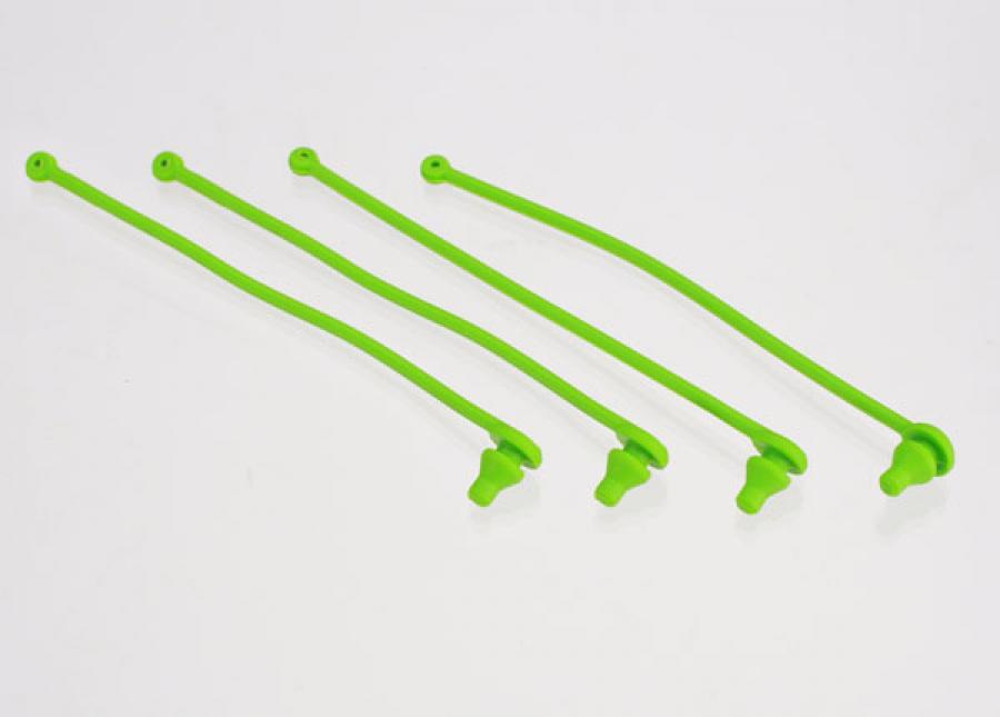 Traxxas Body Clip Retainer Green (4) TRX5753